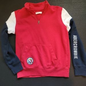 Abercrombie kids quarter zip girls sweatshirt size 11/12